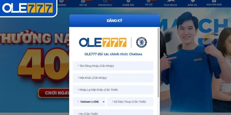 Những bước đăng ký OLE777 nhanh chóng cho tay cược mới